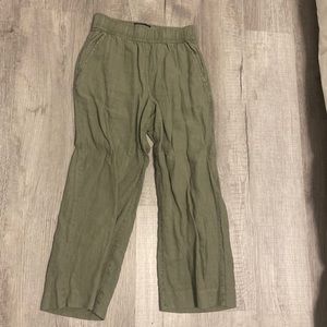 Tahari linen beach pant